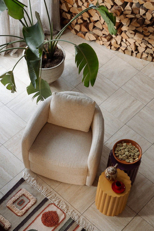 Loungestoel Boho Zand