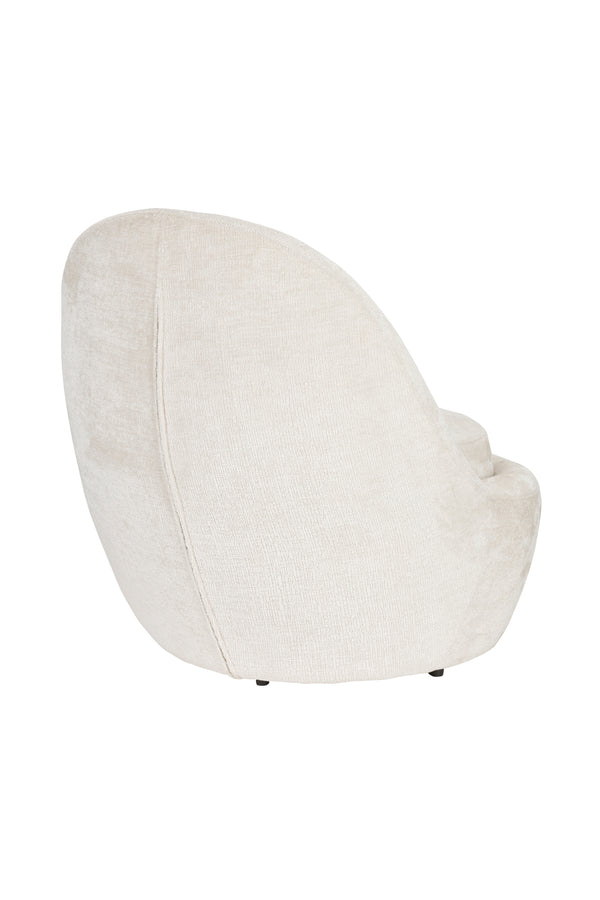 Loungestoel Nash Gebroken wit