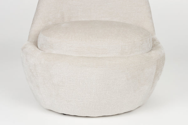 Loungestoel Nash Gebroken wit