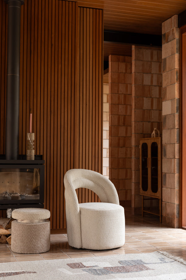 Loungestoel Seina Draai Beige