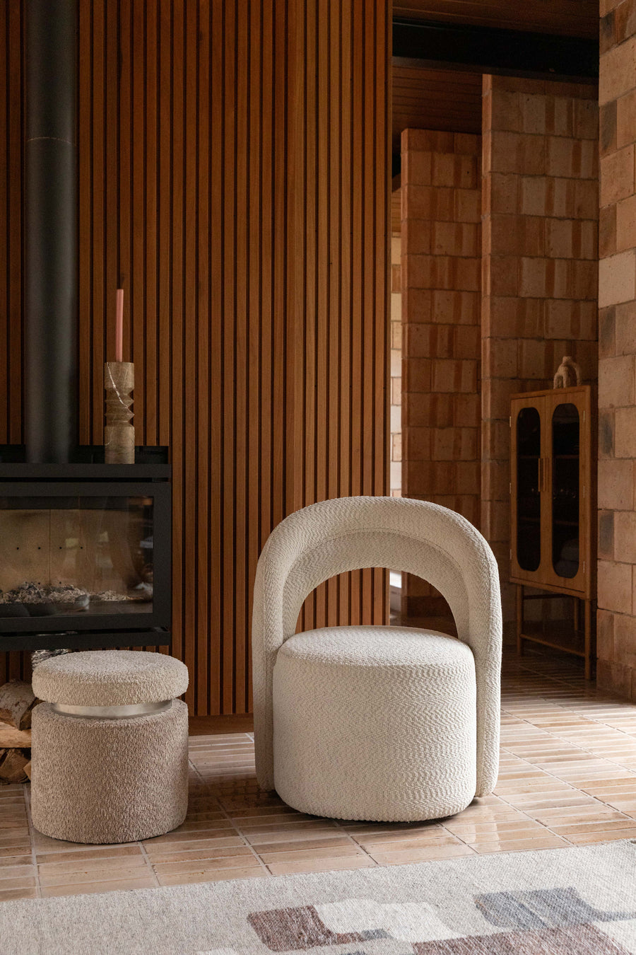 Loungestoel Seina Draai Beige