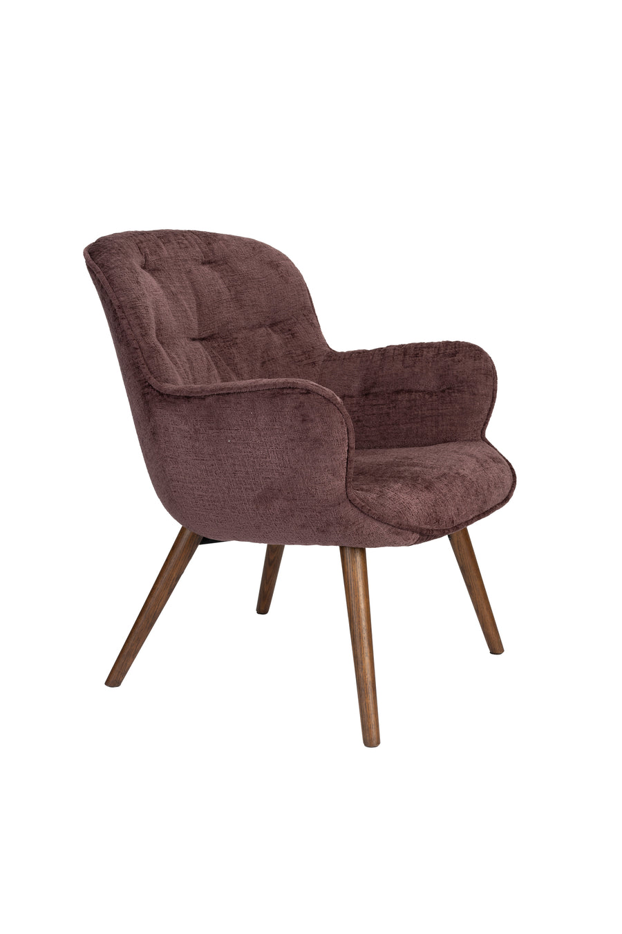 Loungestoel Lenn Plum