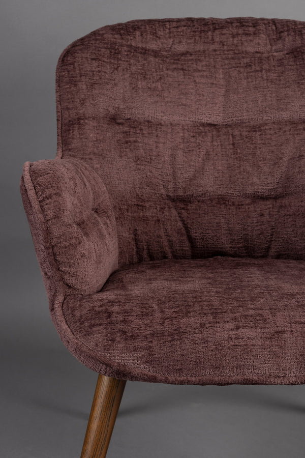 Loungestoel Lenn Plum