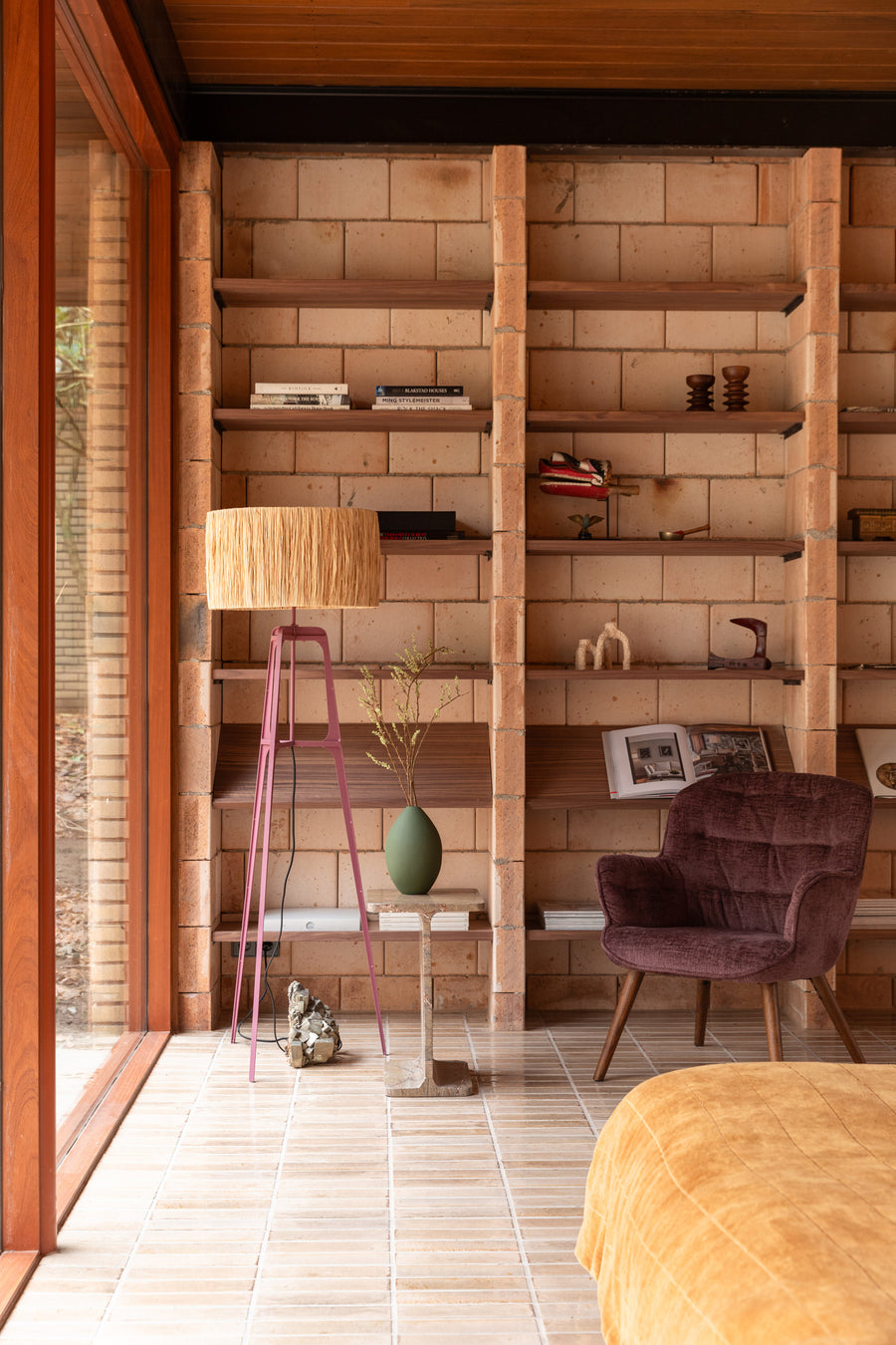 Loungestoel Lenn Plum
