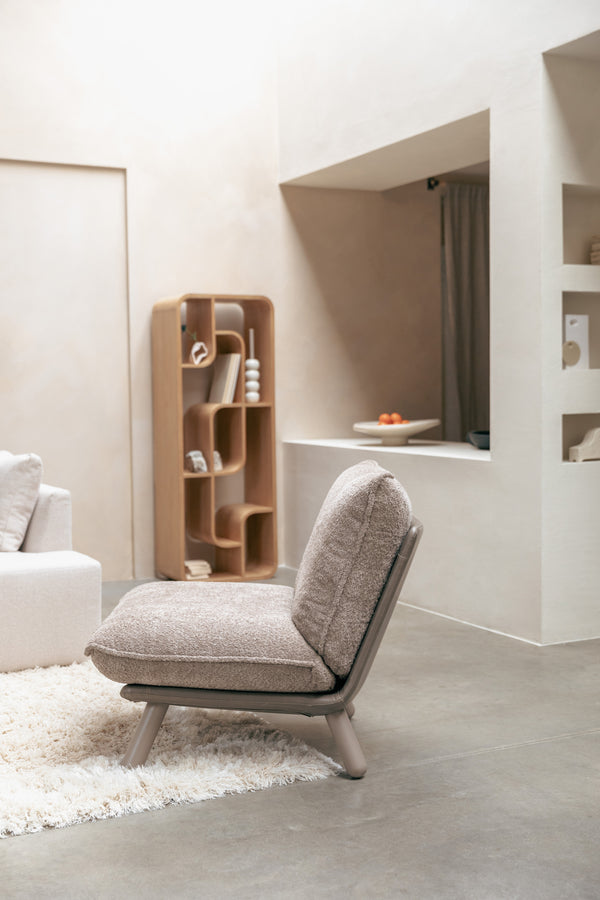 Loungestoel Lazy Sack Zacht Beige