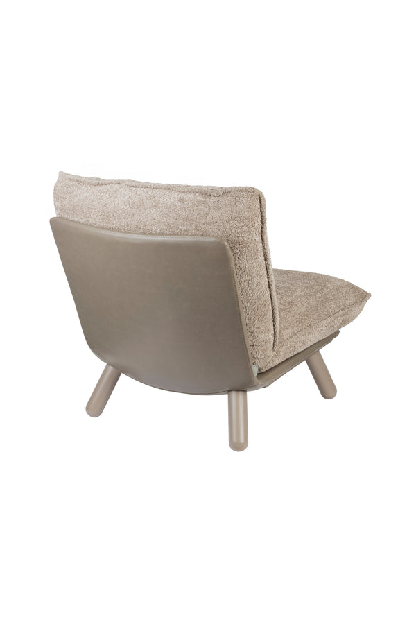 Loungestoel Lazy Sack Zacht Beige