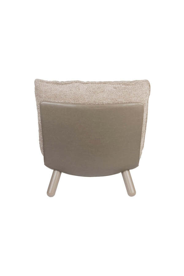 Loungestoel Lazy Sack Zacht Beige
