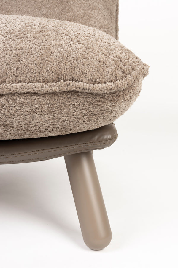 Loungestoel Lazy Sack Zacht Beige