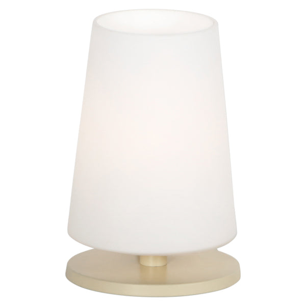 Tafellamp ancilla 3101cr crème touch on/off met opaal wit glas