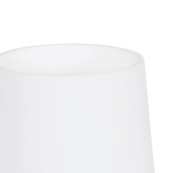 Tafellamp ancilla 3101cr crème touch on/off met opaal wit glas