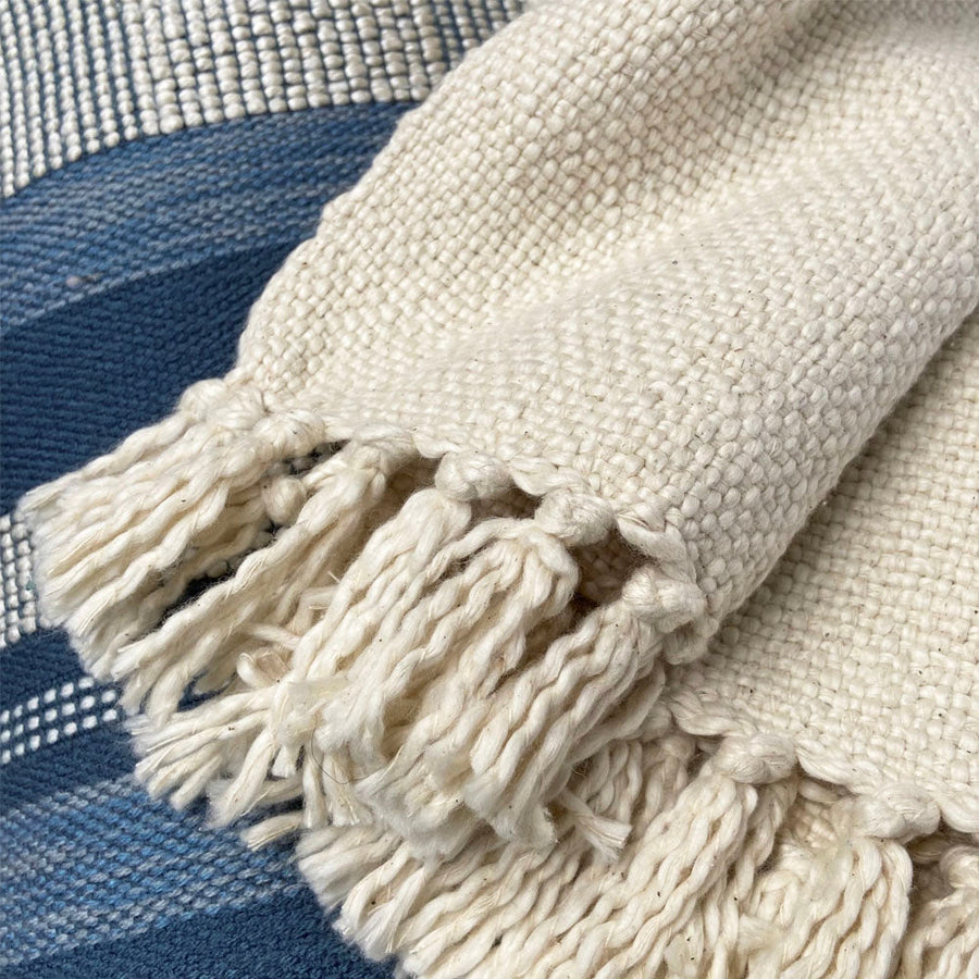Malagoon plaid kleiwit - 127x152cm 100% katoen