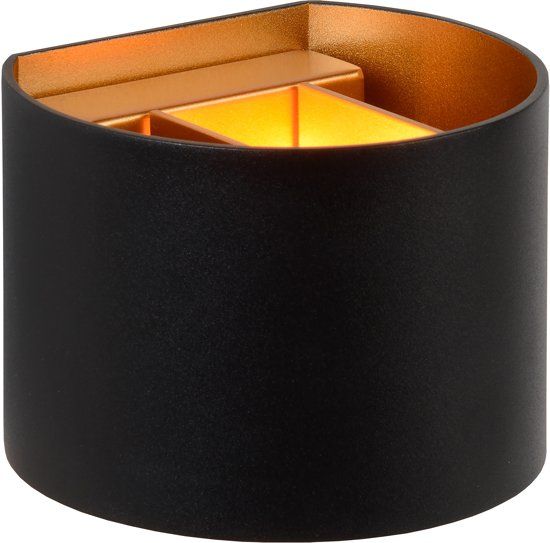 Wandlamp LED Dimb. G9 1x4W 2700K Zwart