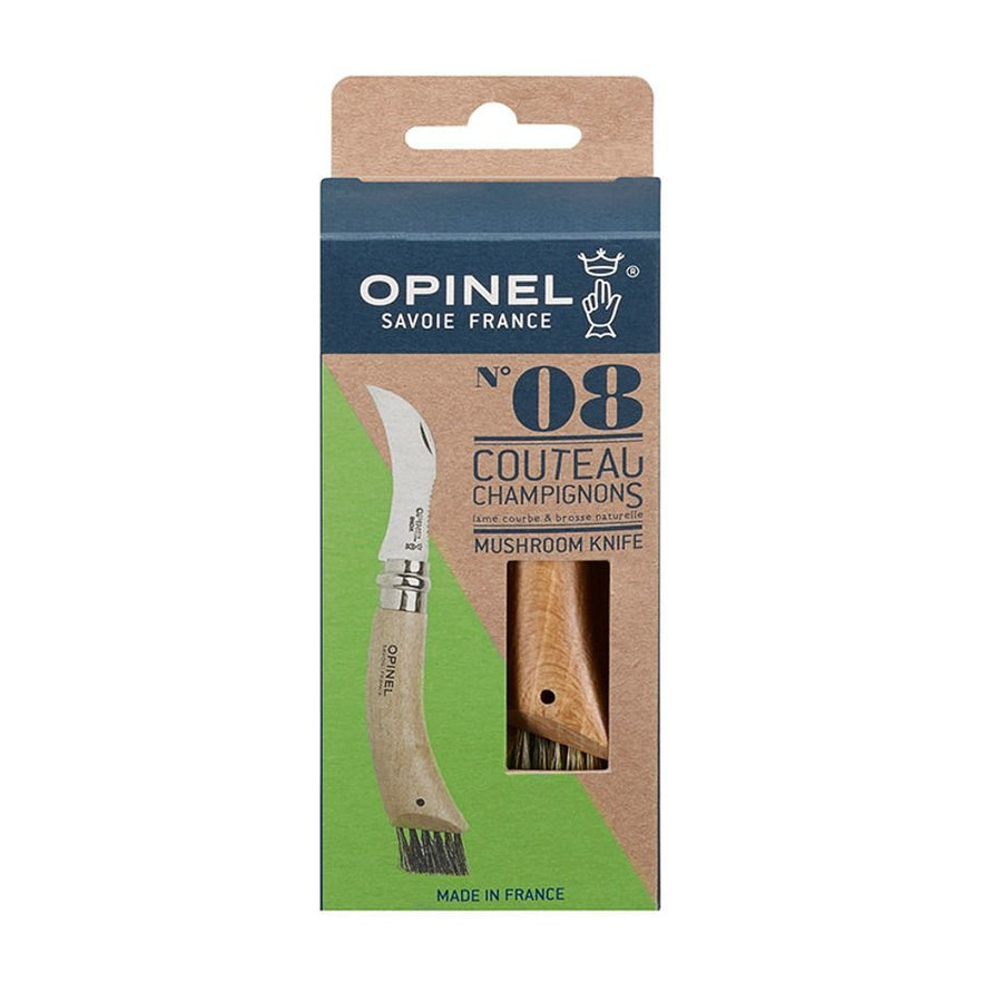 Champignonzakmes N°08,Opinel Gourmets,rvs/hout,Virobloc,doos