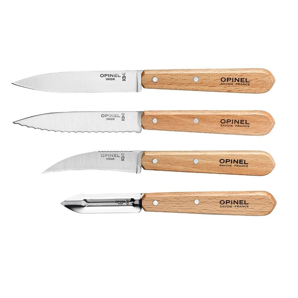 Keukenset 4-delig, Opinel, Les Essentiels Naturel, hout, ds