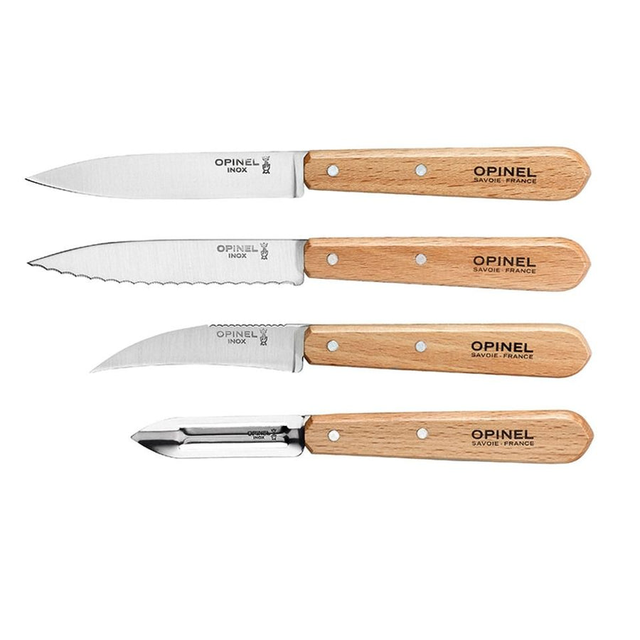Keukenset 4-delig, Opinel, Les Essentiels Naturel, hout, ds