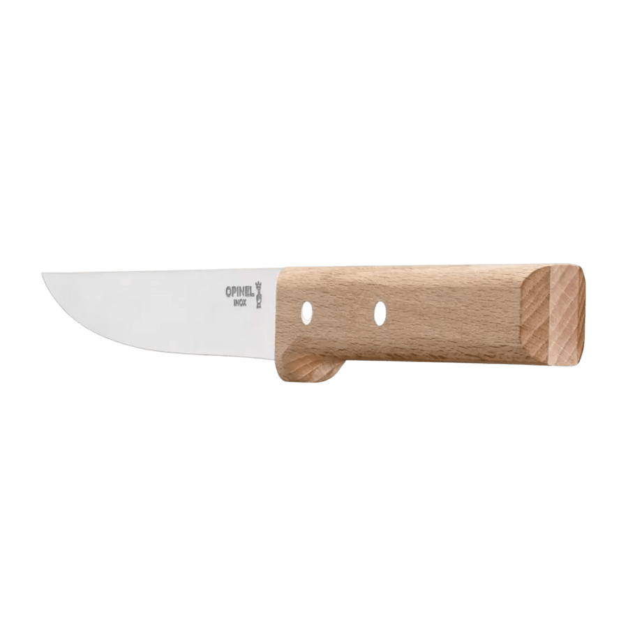 Vleesmes N°120, Opinel Parallèle, rvs/hout, doos