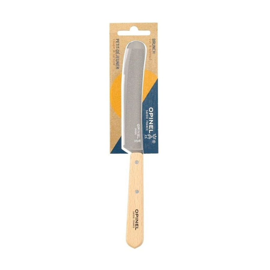 Ontbijt-/brunchmes, Opinel, Naturel, microkartel, RVS/beuk
