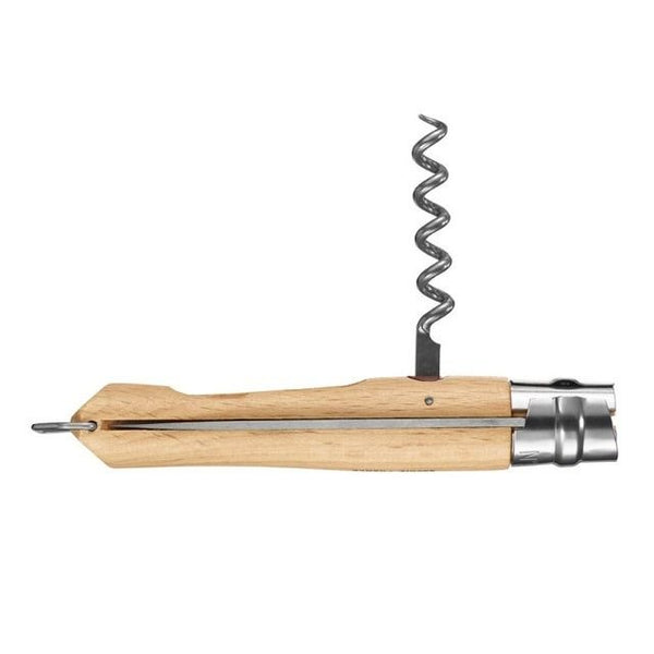 Zakmes N°10 kurkentrekker-zakm.,Opinel,rvs/hout