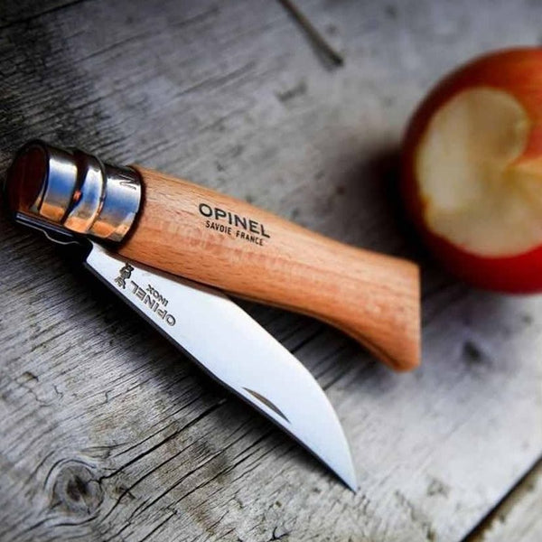 Zakmes N°08 Inox, Opinel Classic, rvs/hout