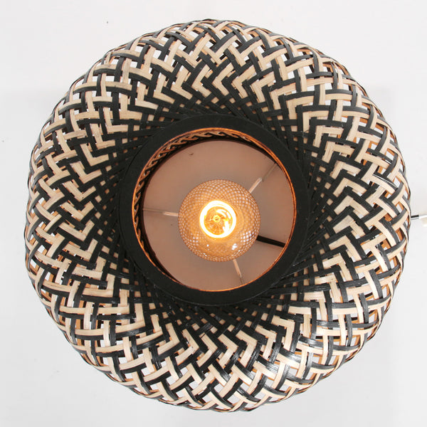 Tafellamp maze 3131be – bamboe sfeerlamp met speels licht