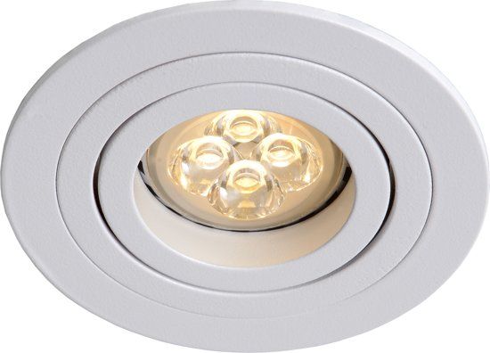 Inbouwspot Ø 9 cm 1xGU10 Wit