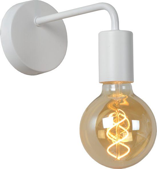 Wandlamp 1xE27 Wit