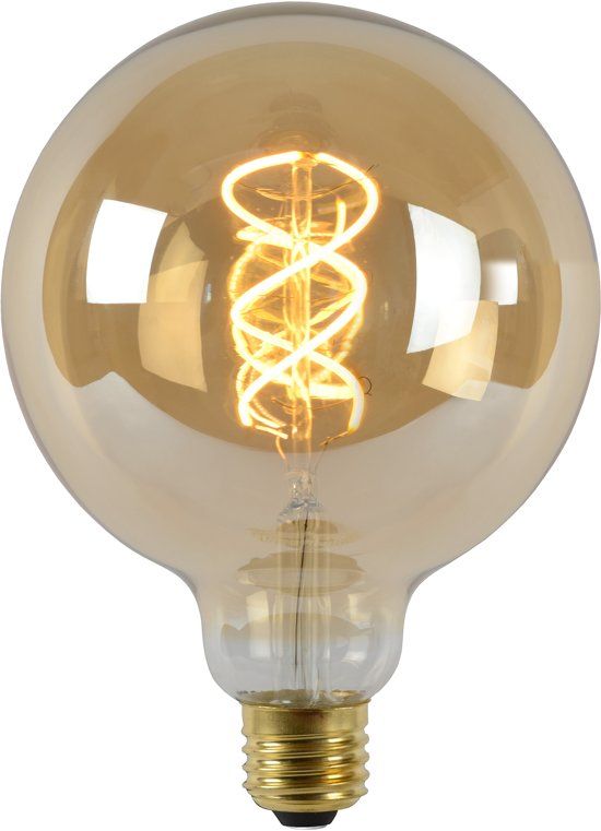Filament lamp Ø 12,5 cm LED Dimb. E27 1x5W 2200K Amber