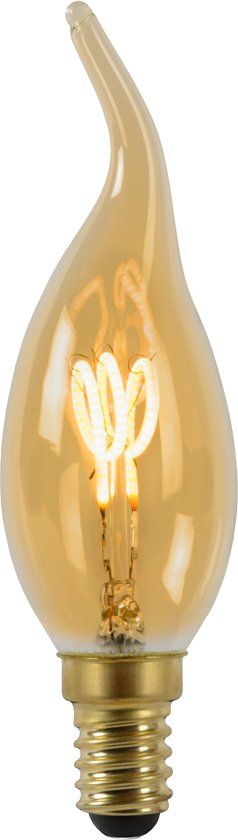 Filament lamp Ø 3,5 cm LED Dimb. E14 1x3W 2200K Amber