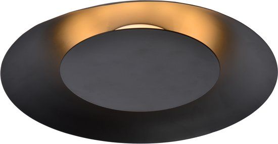 Plafonnière Ø 34,5 cm LED 1x12W 2700K Zwart