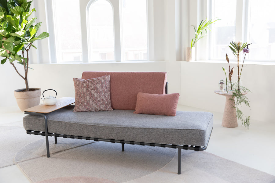 Bank Star Roze/Grijs