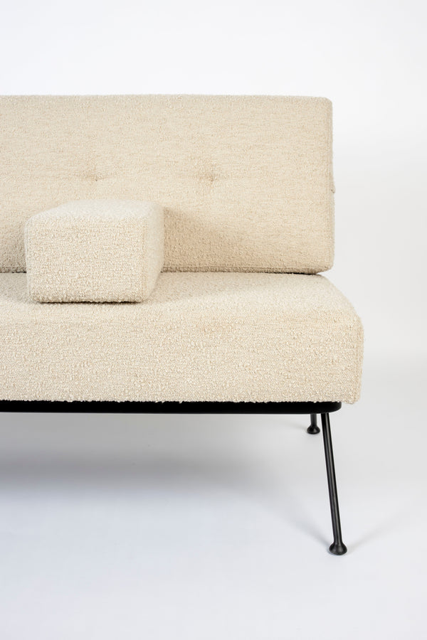Bowie 2-zitsbank bouclé beige