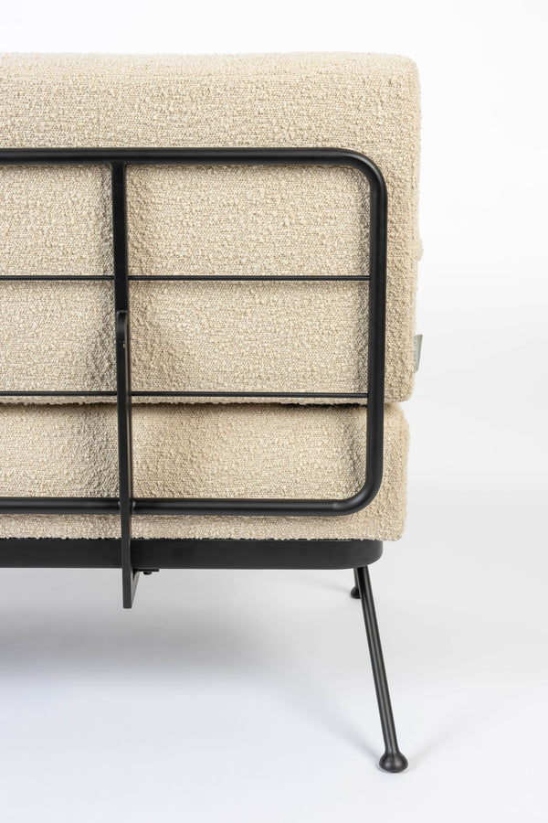 Bowie 2-zitsbank bouclé beige