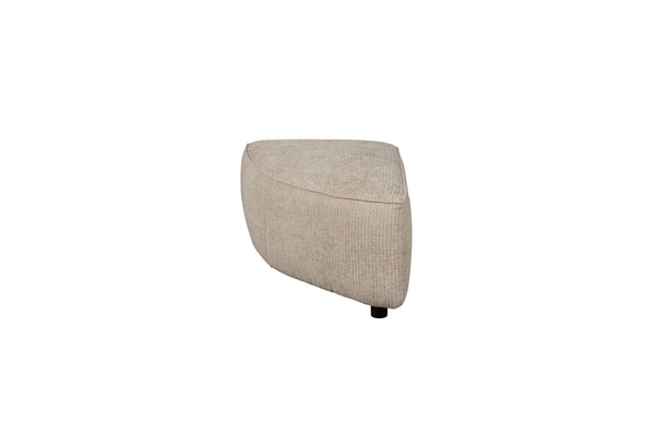 Hunter bank element rond hoek links sand