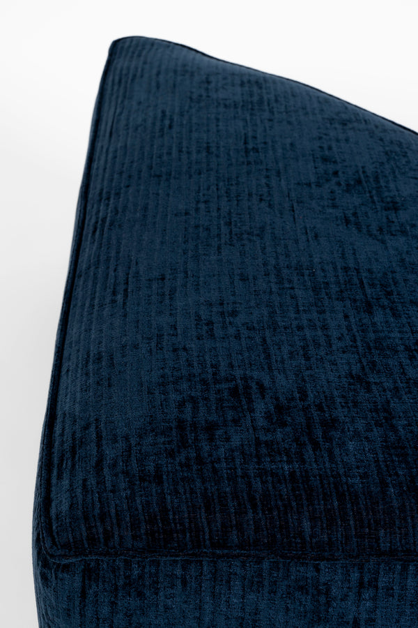 Hunter bank element rond hoek links navy