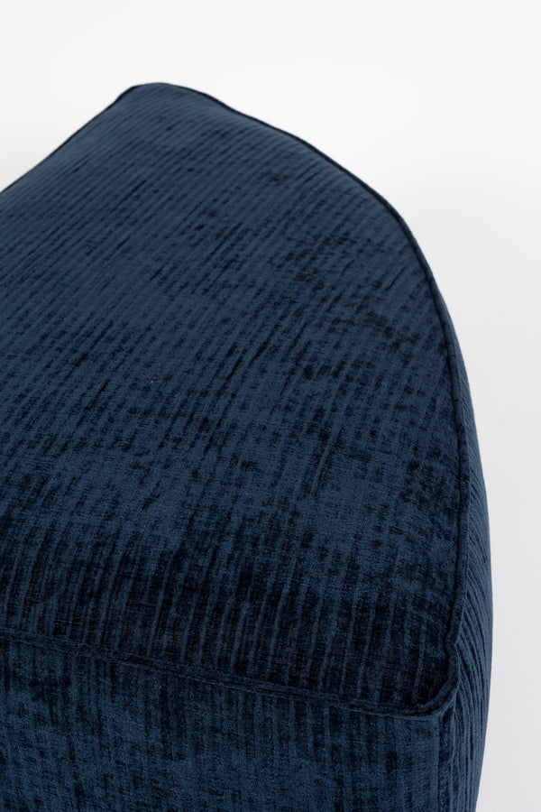Hunter bank element rond hoek links navy