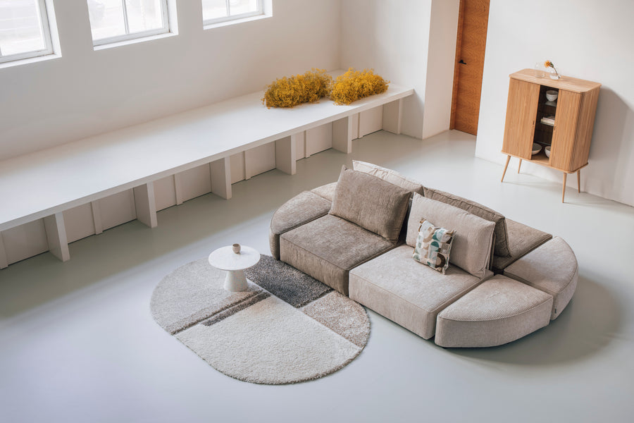 Hunter 1,5-zitsbank element met rug moss