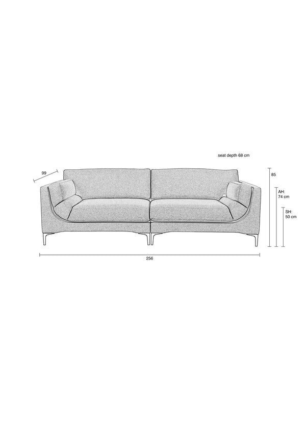Bank Balkon 3-zits Beige