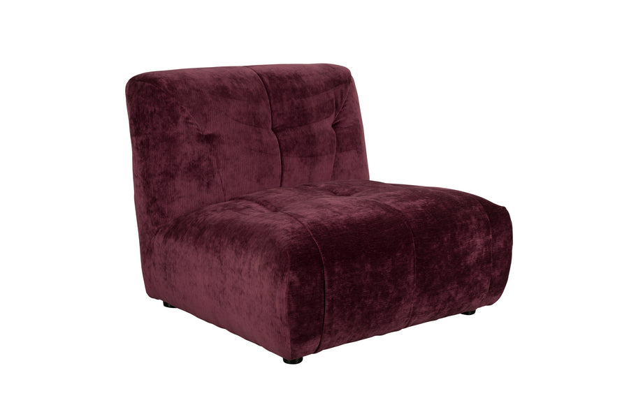 Bank Giada 1-zits Plum
