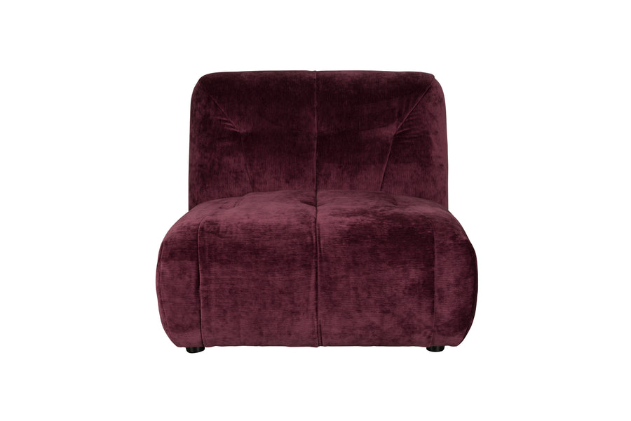 Bank Giada 1-zits Plum