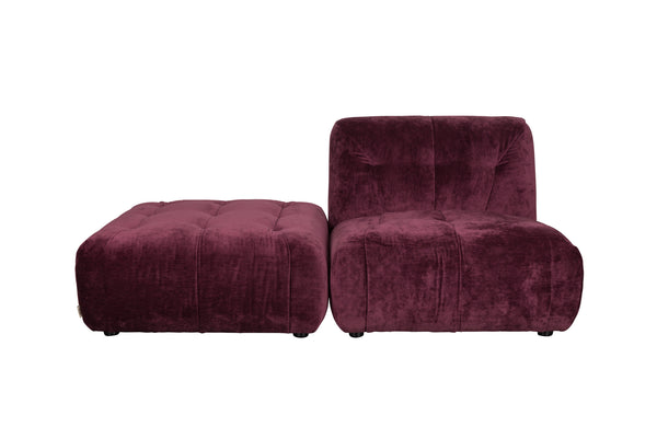 Bank Giada 1-zits Plum