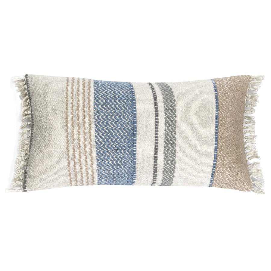 Malagoon sierkussen seasight - meerkleurig bouclé - 40x70cm