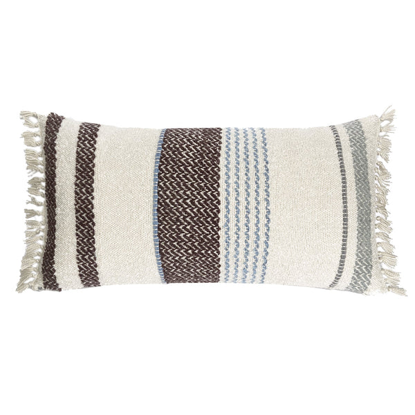 Malagoon sierkussen seasight - meerkleurig bouclé - 40x70cm