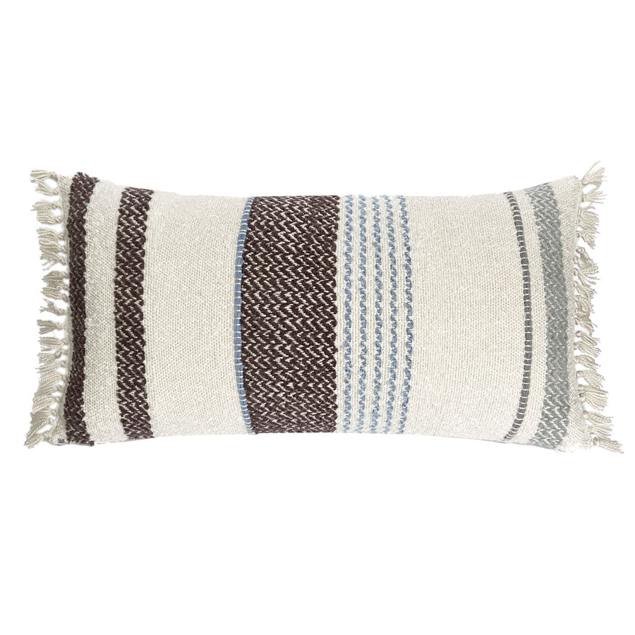 Malagoon sierkussen seasight - meerkleurig bouclé - 40x70cm