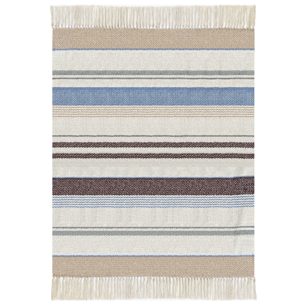 Malagoon plaid seasight - meerkleurig bouclé - 125x150cm