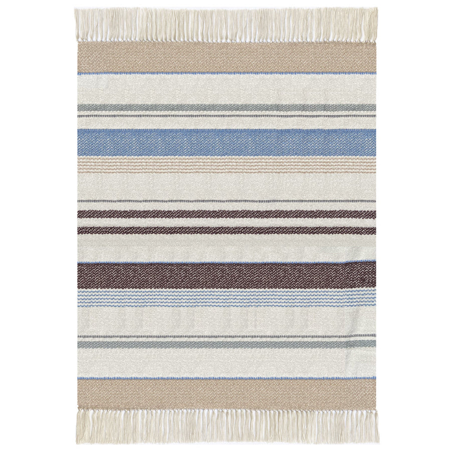 Malagoon plaid seasight - meerkleurig bouclé - 125x150cm