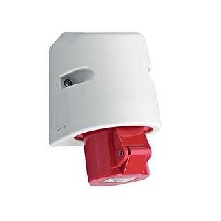 Contactdoos kracht 4p-a 16a         rood