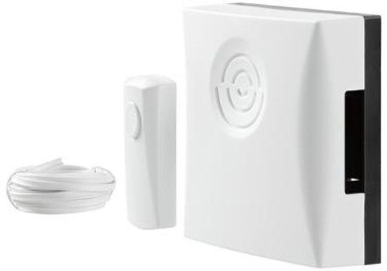 Do gong incl beldruk/5m kabel wit  dc860