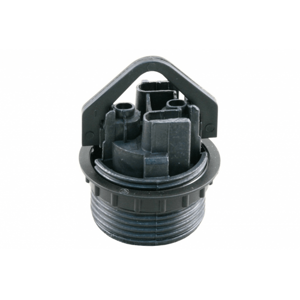 Schroefrandfitting e27 en ring     zwart