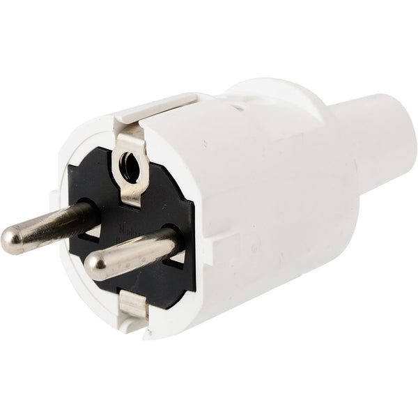 Stekker ra pvc 10/16a                wit