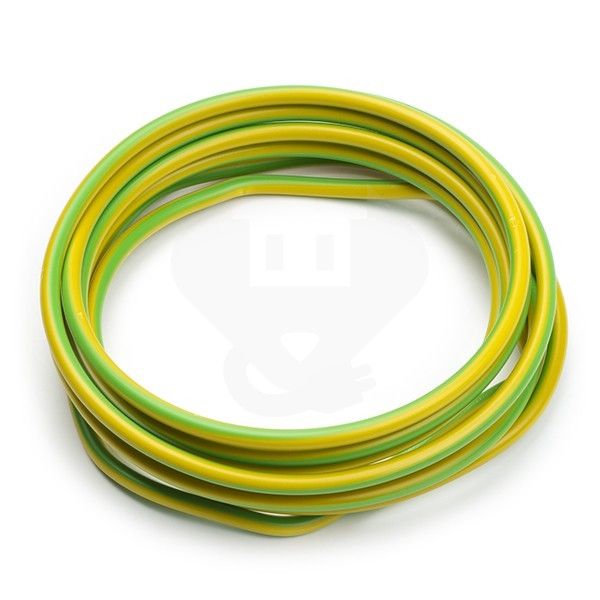 Installatiedraad vd 6.0 ge/gr       2.5m